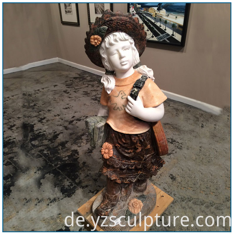 marble girl statue